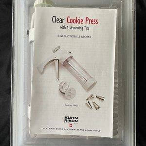 Kuhn Rikon Switzerland Cookie Press